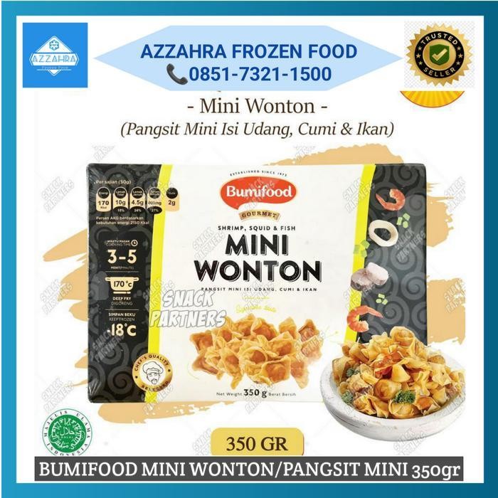 Bumifood Mini Wonton/Pangsit Mini 350gr