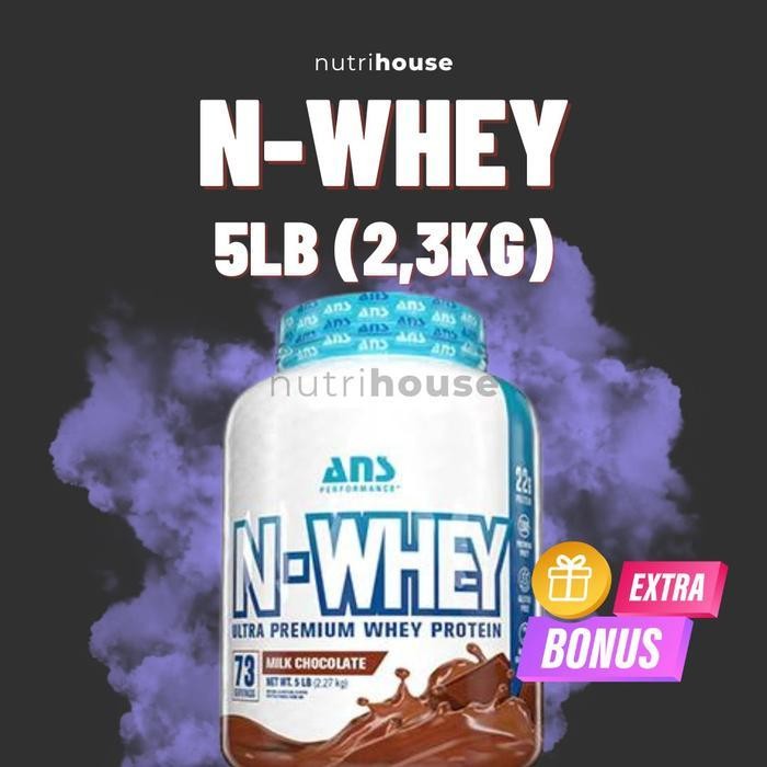 ANS N Whey 5lb Whey Protein Concentrate Hydrolized N-WHEY NWHEY Nutrihouse Medan