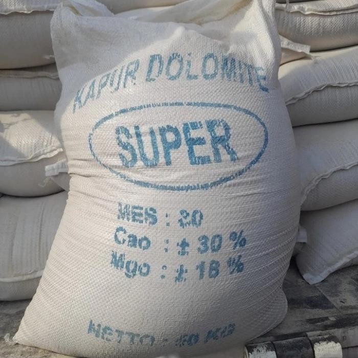 kapur dolomit pertanian dan peternakan karungan 50kg