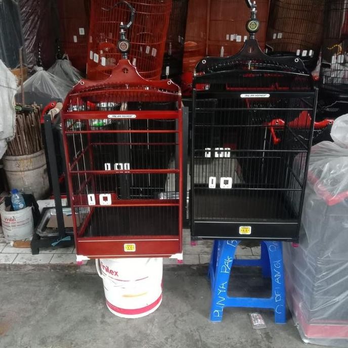 sangkar /kandang kotak oriq no 2 warna coklat (gojek dan grab) murah