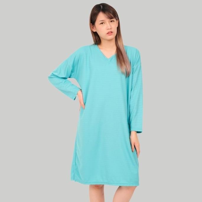 Jaziel Daster Oversize Wanita Lengan Panjang Polos