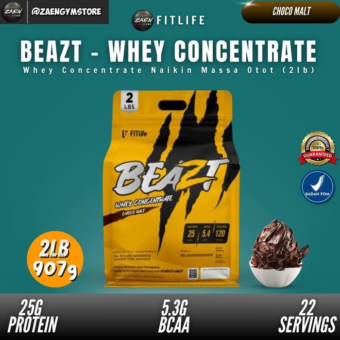 Fitlife Beazt Whey Concentrate 2 Lbs Beast Whey Protein