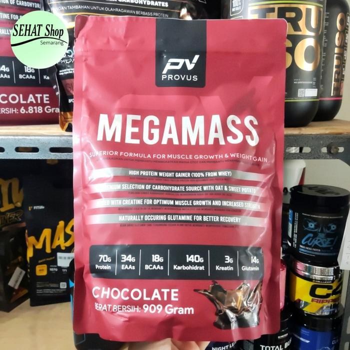 Provus Megamass 2 Lbs 900 gr Suplemen Kebugaran Provus