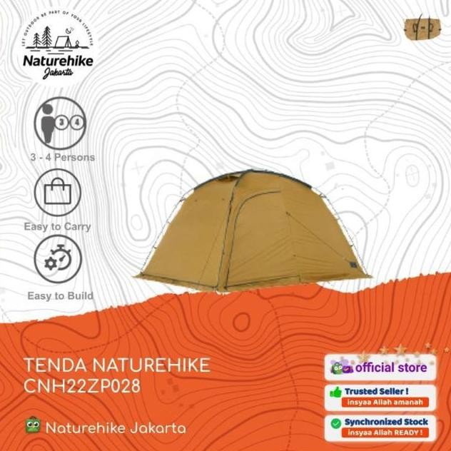 Tenda Naturehike Cnh22Zp028 Sand Dune 7.6 2P / 2 Orang Camping