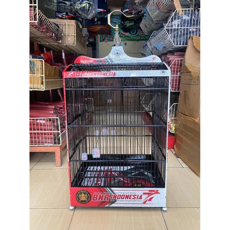 SANGKAR KANDANG KOTAK BNR INDONESIA DECAL 77 NO 1 DAN 2 murah