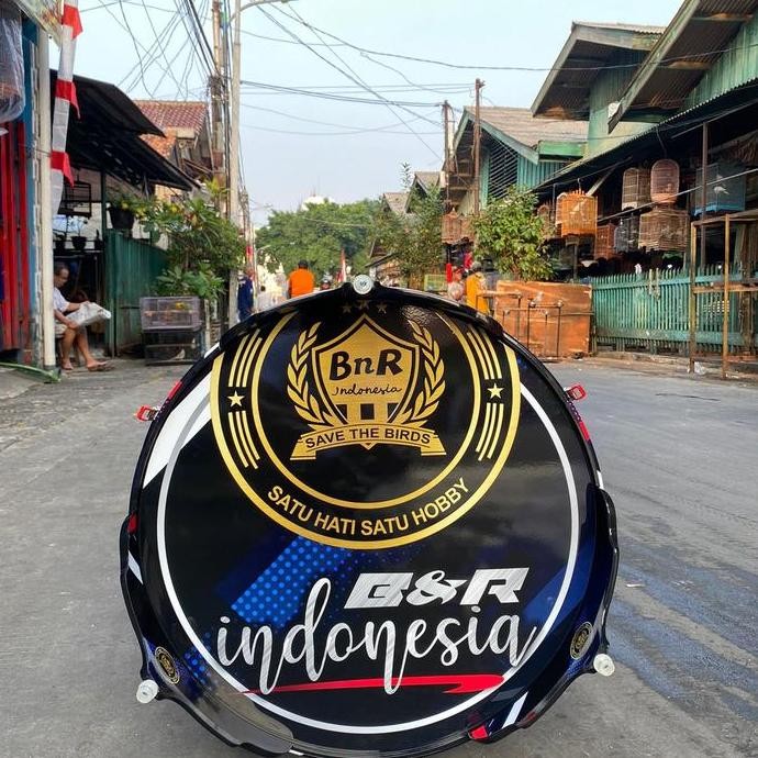 SANGKAR KANDANG MURAI BNR DECAL PVC BNR INDONESIA NO 2 murah