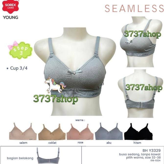 Sorex Young Bra 3329 Step 3 - Bh Remaja Seamless
