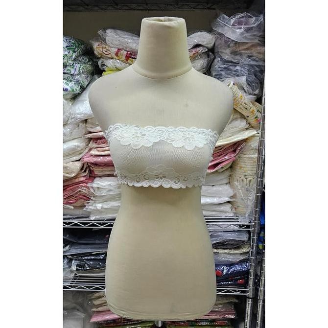 Bra Tali Bralette Wanita Kemben Polos Brukat Brokat Tanktop Bikini Bh