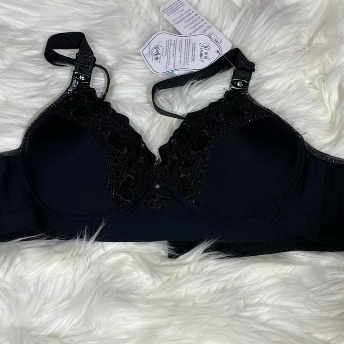 Bh Piaoli Kancing 3 Tanpa Kawat  05 Busa Push Up Renda