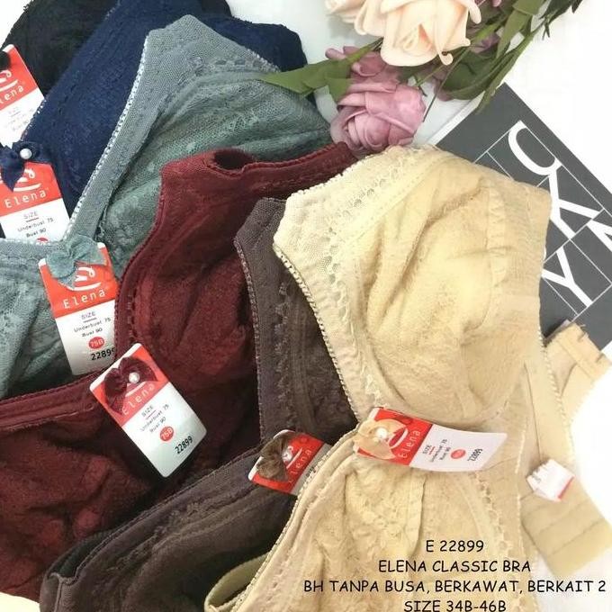 Elena Bra 22899 Fullcup B, Tanpa Kawat ,Tanpa Busa