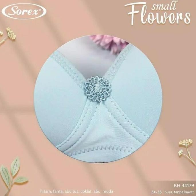 Sorex Bra 34179 Tanpa Kawat Busa Tipis