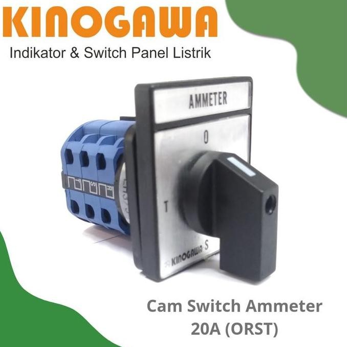 Cam Switch Ampere Selector 4 Posisi Ampere Switch - Ammeter - KINOGAWA