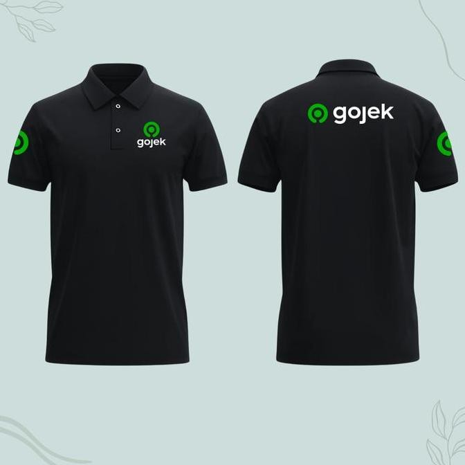 DR342>> Baju Kaos Lengan Pendek Pria Wanita Dewasa Unisex Custom Gocar Indonesia Seragam Tukang Driv