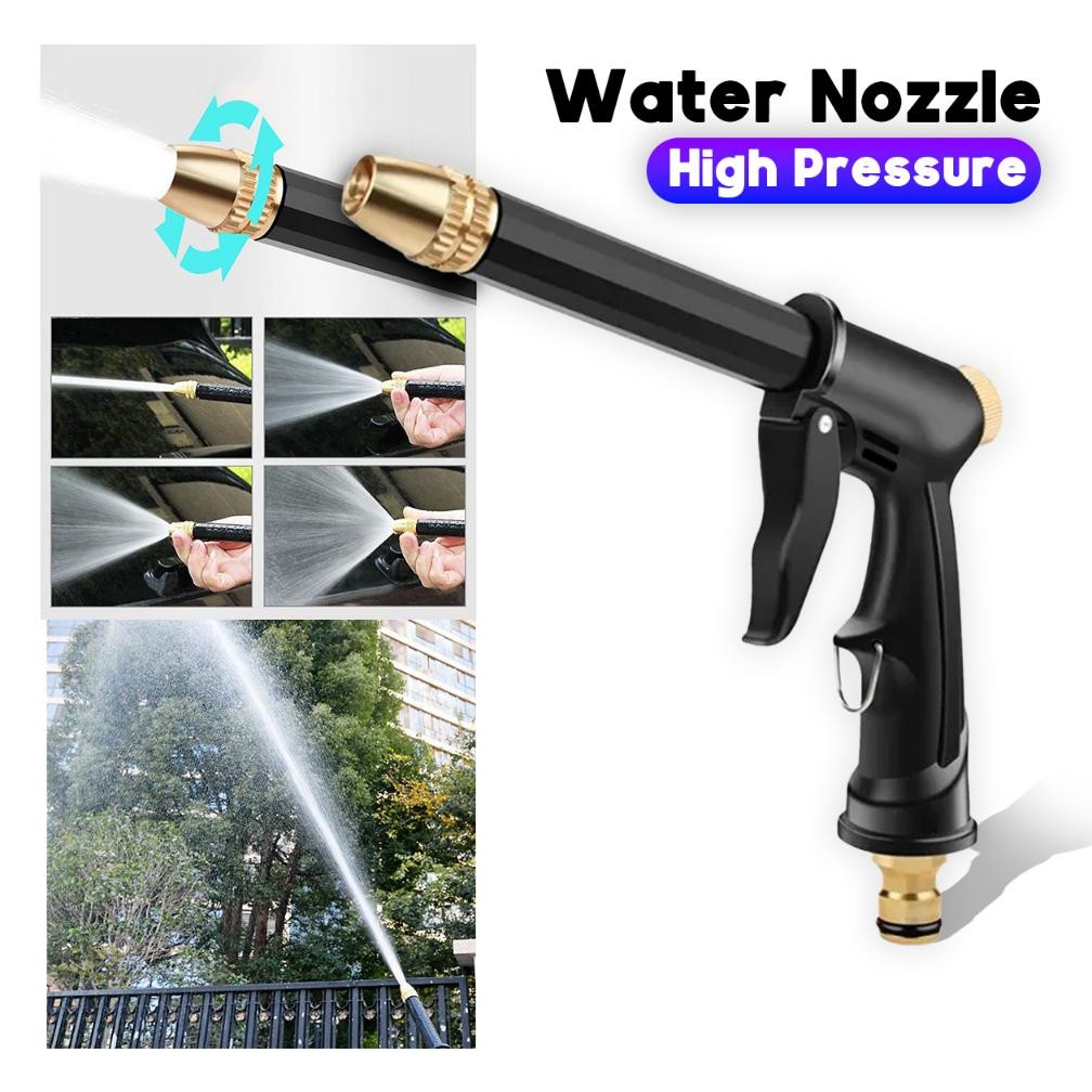 Miliki Paket Komplit Semprotan Water Gun New Pistol Semprot Taman Steam Cuci Mobil Motor - Tinggal C