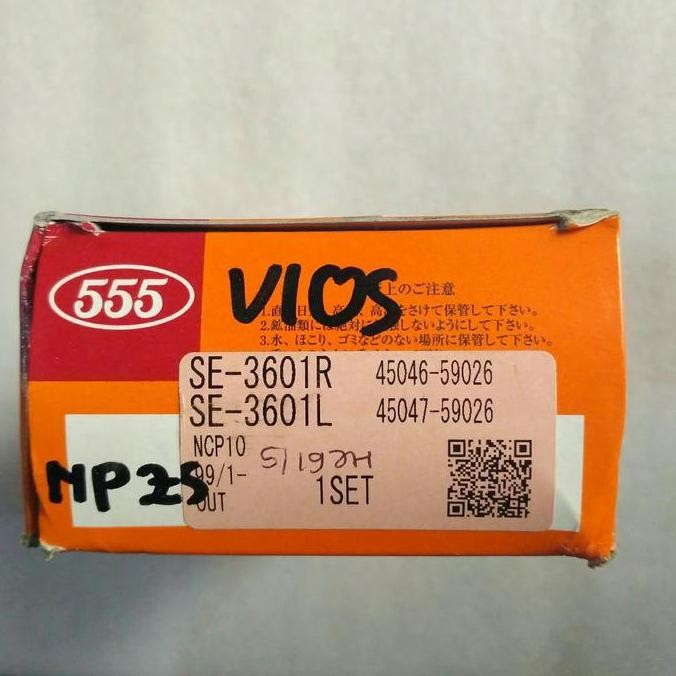 Promo tie rod end Vios 2004-2006 merk 555 japan COD