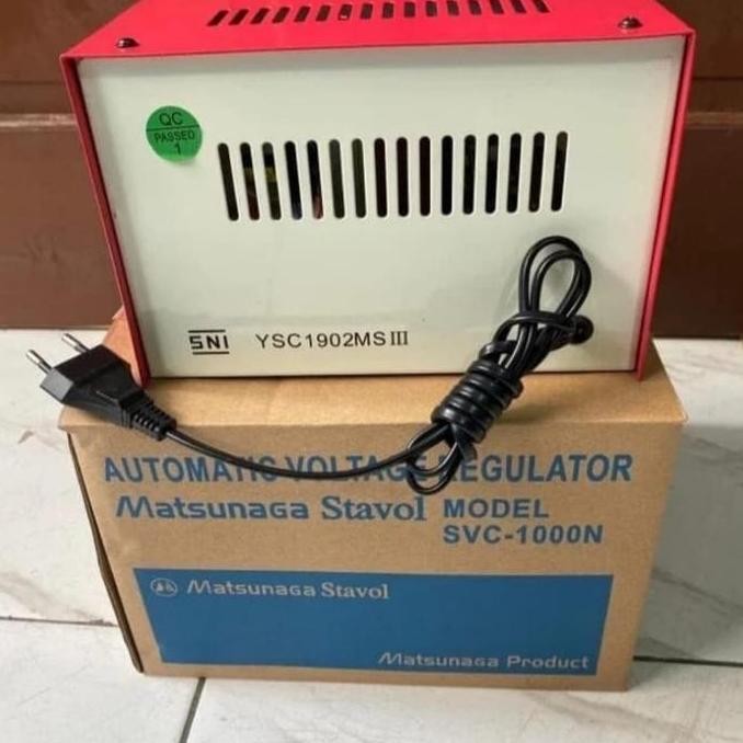 Stabilizer Matsunaga 1000Watt -Stavol Svc 1000N Matsunaga