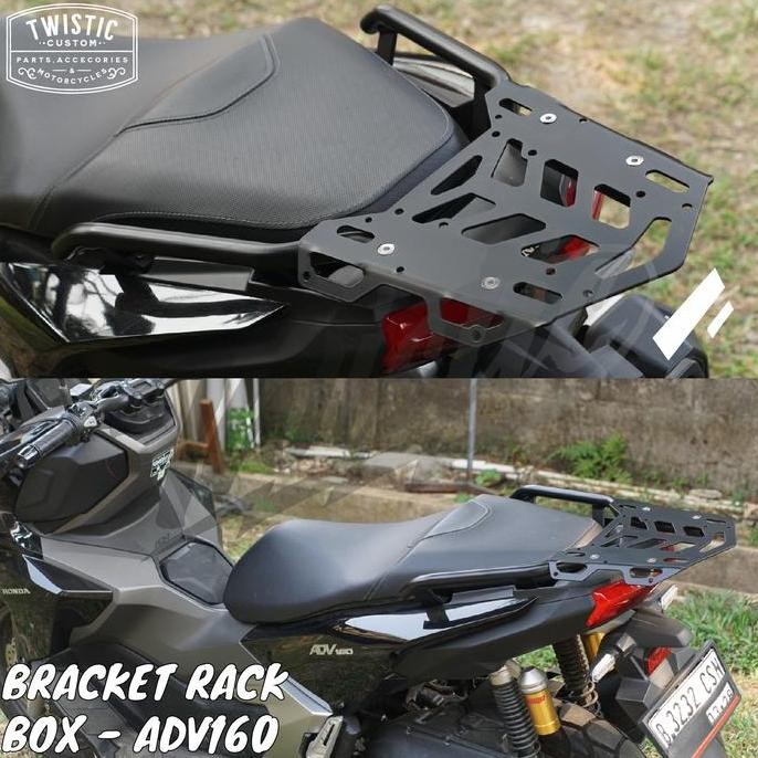 Bracket Dudukan Top Box Rack Behel Tas Pannier Motor Honda Adv 160