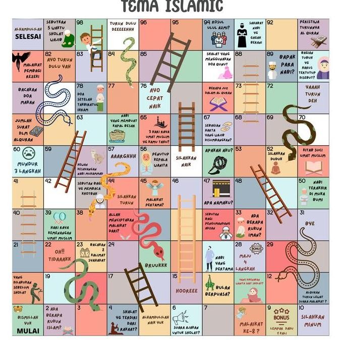 Promo ULAR TANGGA JUMBO Mainan Edukasi Anak COD