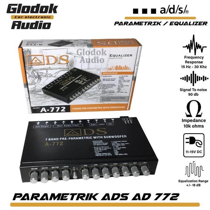 Parametrik Ads A 772 Equalizer Mobil