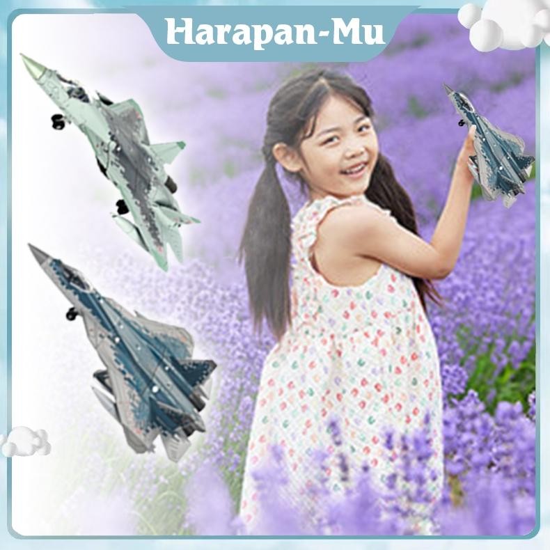 UGNDA SU-57 1:72 Pesawat Mini Model Kit Pesawat Tempur Russia Mainan Pesawat Tempur