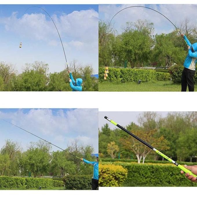Joran Tegek 4.5 Meter Pancing Rawa Telescopic Carbon Fiber