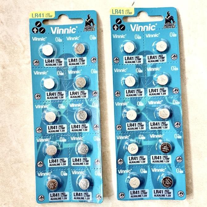 BATERAI VINNIC L736F / AG 3 /L 736 / LR 41 ORIGINAL HARGA PERLEMBAR