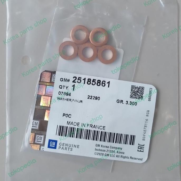 Seal Injector Captiva Diesel Fl (5Pc)  Ready