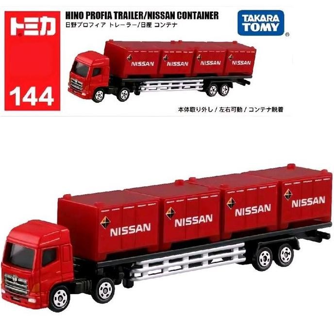 Tomica Long 144 Hino Profia Trailer Nissan Container Takara Tomy Original Diecast Truck Kontainer