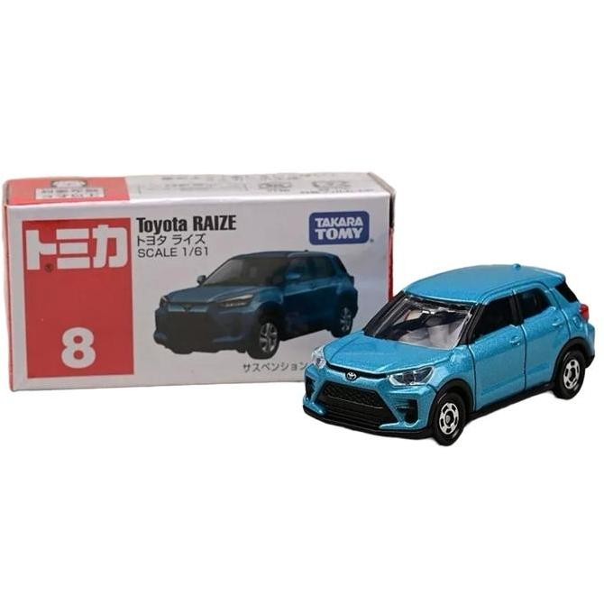 Tomica Reguler 8 Toyota Raize Takara Tomy Original Diecast Mobil Mainan