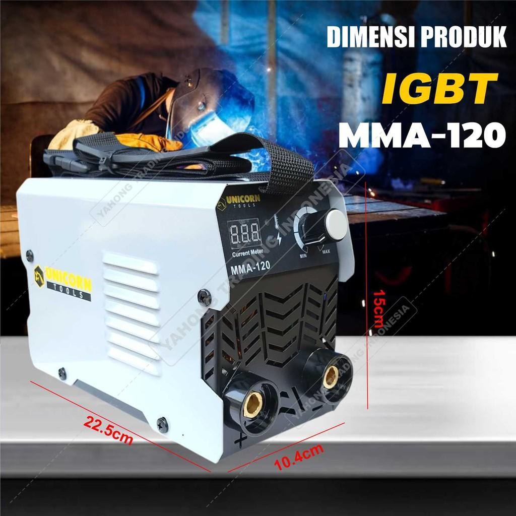 Mesin Las Inverter MMA-120 IGBT Las Inverter Trafo Mesin Las Low Watt Mesin Las Trafo **