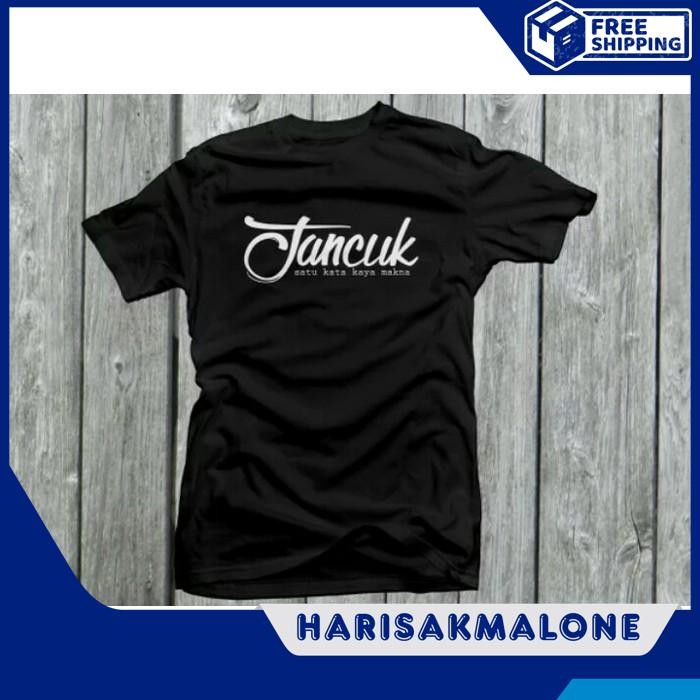 OBRAL DISKON KAOS TSHIRT BAJU OBRAL MURAH COMBED 30S DISTRO DANCOK JANCUK SATU KATA KAYA MAKNA JANCO