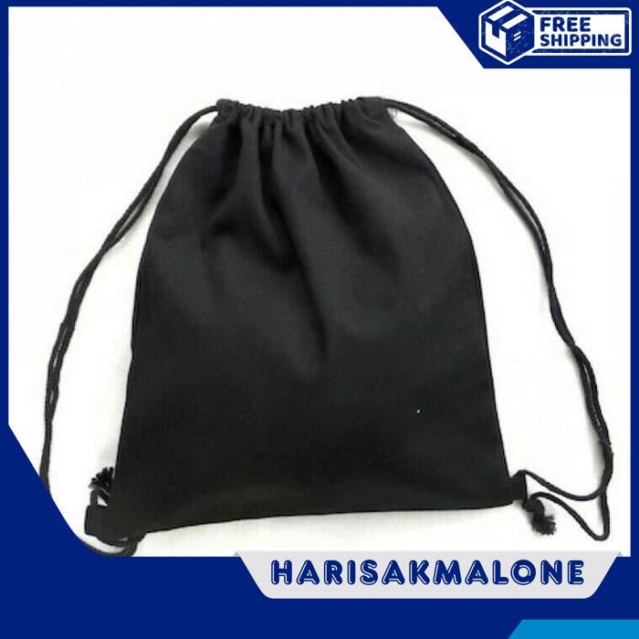 GRATIS ONGKIR TAS SERUT DRAWSTRING STRING BAG DISTRO GYM SACK GYMSACK OLAHRAGA FITNESS SEPAK BOLA FU