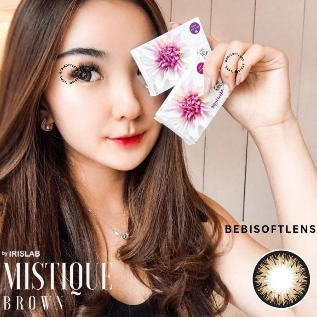 Miliki (Bisa COD) Softlens BESAR MISTIQUE 16MM Softlens Normal , Softlens Black , Softlens Hitam Min
