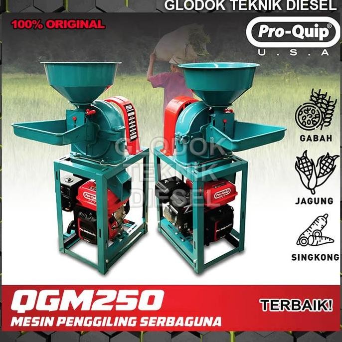 Mesin Penggiling Giling Jagung Gabah Serbaguna QGM250 QGM 250 Proquip