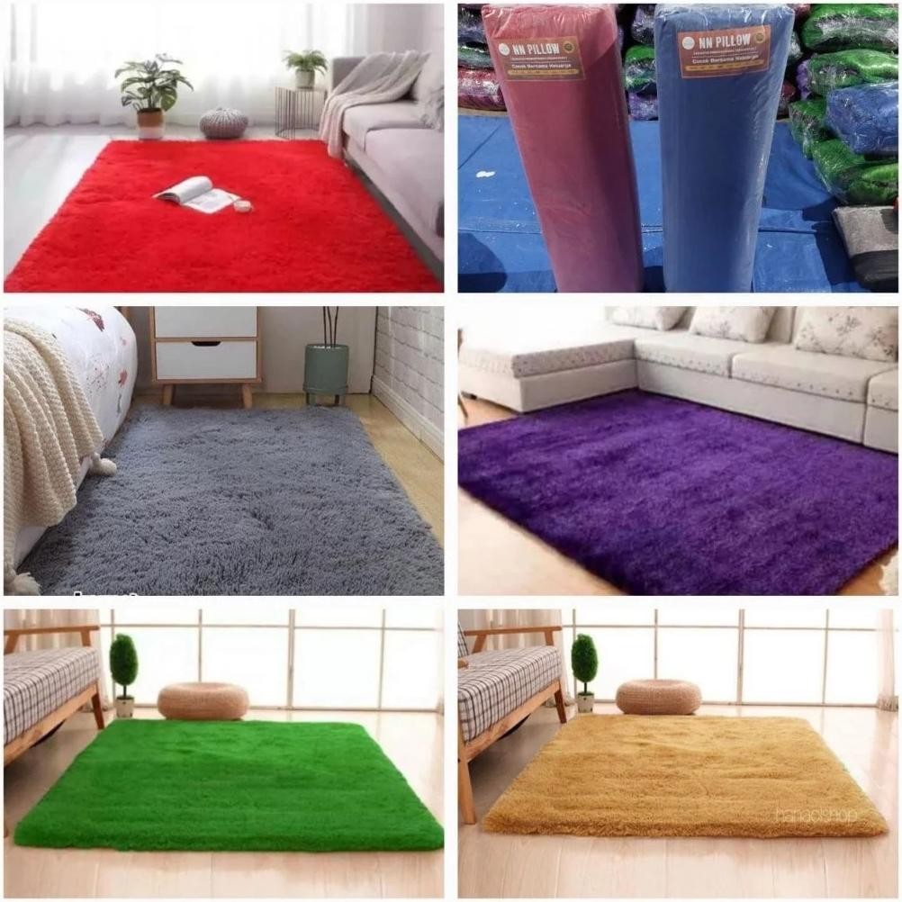 Karpet Lantai Bulu Tebal - Karpet Bulu Rasfur Jumbo-Karpet Lantai