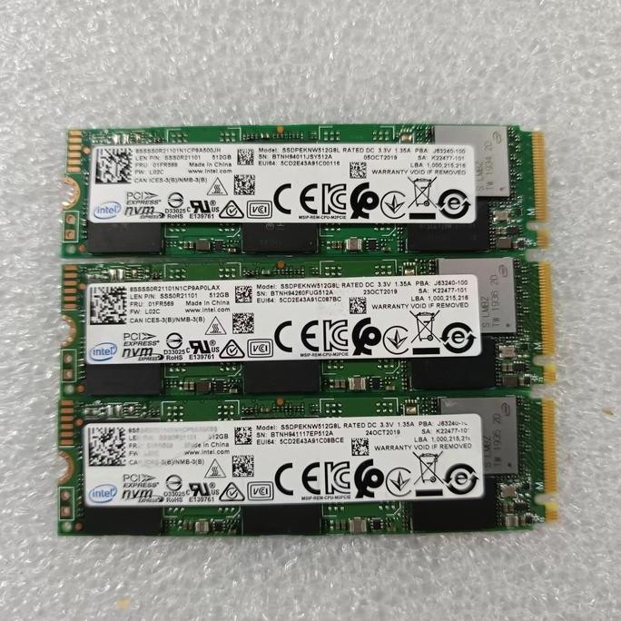 ssd m.2 nvme 512GB intel bekas 512 gb 2280 original copotan unit HARGA SPESIAL