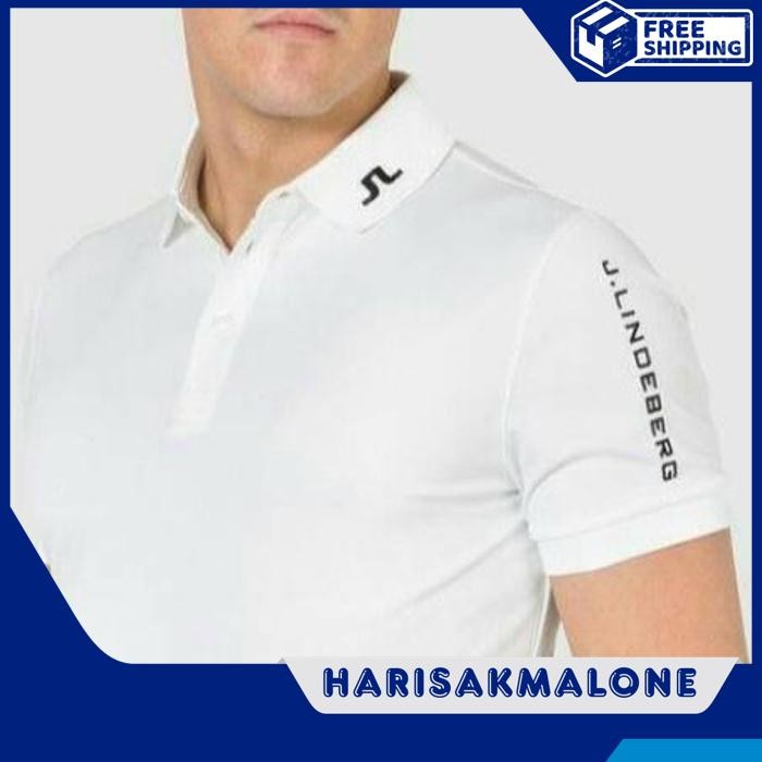 GRATIS ONGKIR KAOS POLO SHIRT TSHIRT BAJU KERAH DISTRO J.LINDEBERG GOLF SKI J LINDEBERG POLOS CUSTOM