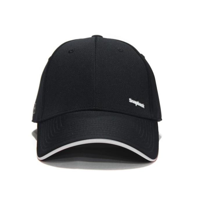 Snapback Topi Baseball Topi Golf Sport Style Black Polos List Putih
