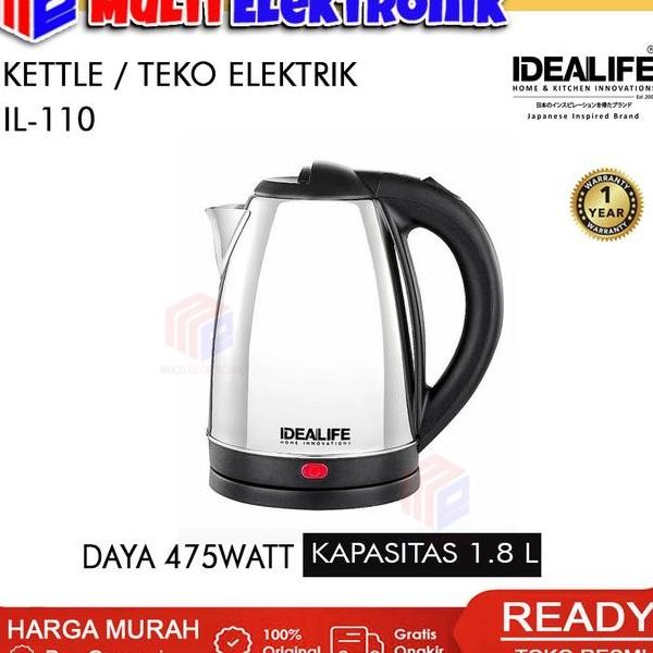 Electric Kettle Il110 Teko Listrik Low Watt