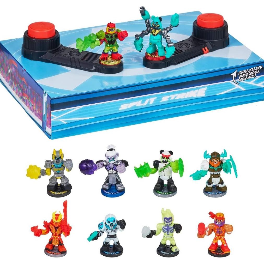 LEGENDS OF AKEDO BUTTON BASH COLLECTOR PACK CONTAINS 10 ULTIMATE ARCADE WARRIOR ACTION FIGURES AND 2