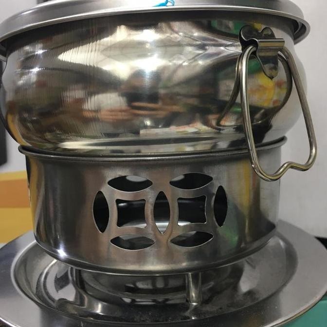 Panci Shabu Rawon Sop Buntut Steamboat Spiritus Lilin Panas Terus