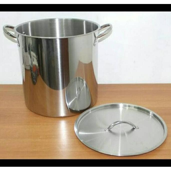 Panci Tong Air 40 Liter Stainless Bisa Utk Masak Rebus Tempat Dandang