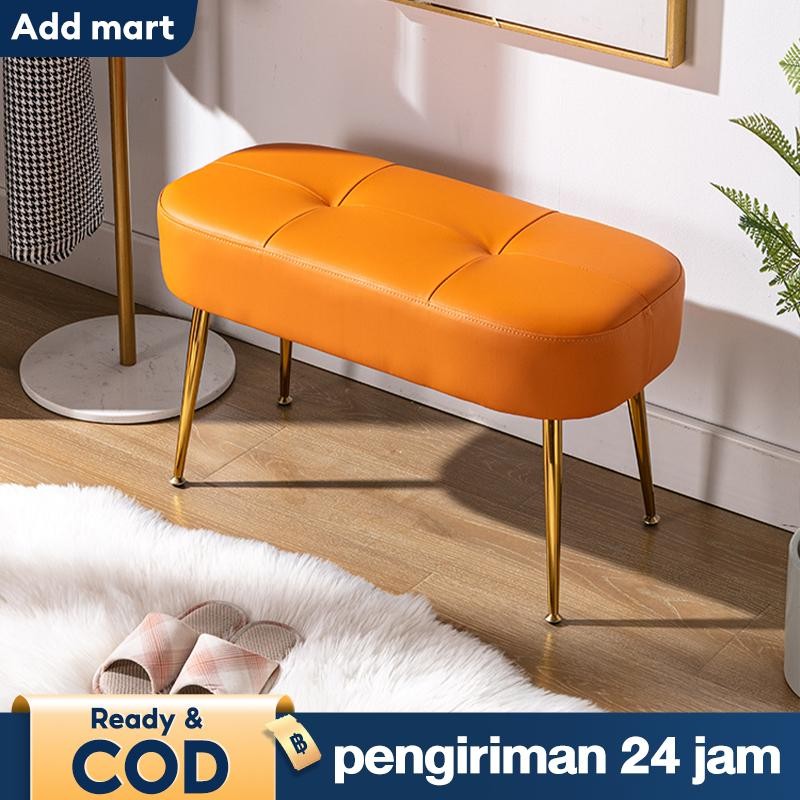 Bench Oval Sofa Minimalis Stool Panjang Stool Doubleseat Sofa Kursi Puff Panjang Sofa Murah