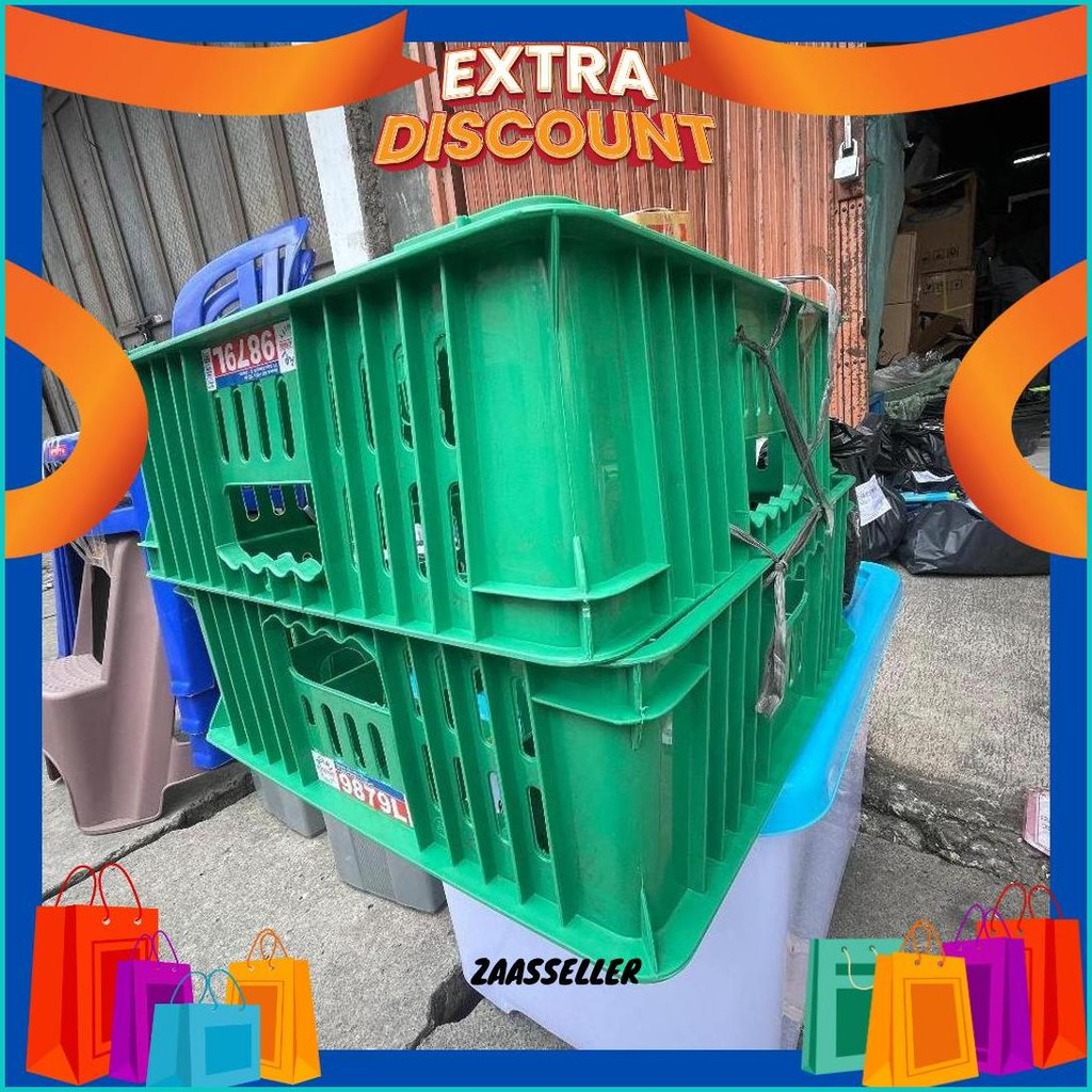 Sale - Keranjang Industri 9879 L / Krat Plastik / Krat Gelas & Botol / Krat 25 Gelas Terlaris