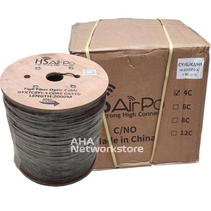 G652D Fig8 4core 2km HSairPo GYXTC8YD-4C Dropcable Fig8 4Core 2km GYXTC8YD 4C Fig8 4core G652D HSair