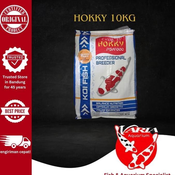 TERMURAH - Pakan Ikan Koi Hokky 10kg Pakan Ikan Karungan 10kg