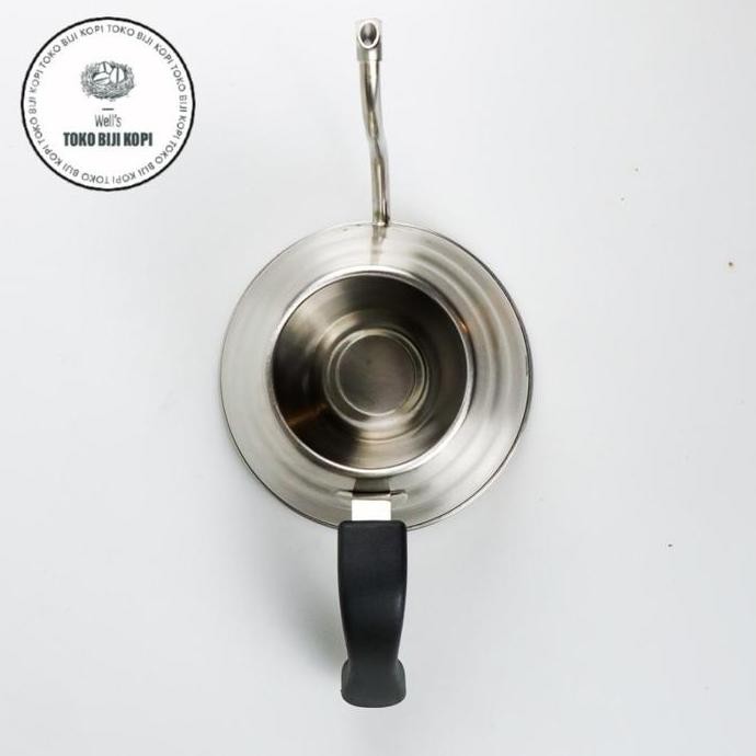 Teko Kettle Leher Angsa Gooseneck Stainless 1000 Ml (Non Termometer)