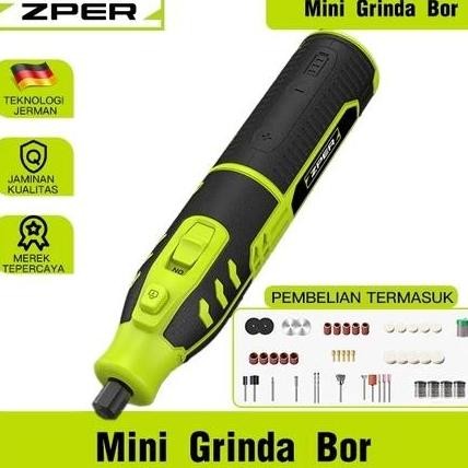 VELDORA- ZPER Bor Mini Drill Grinder Mini Grinda Bor Listrik Penghalus-Alat Gerinda ZP007 waterpass 