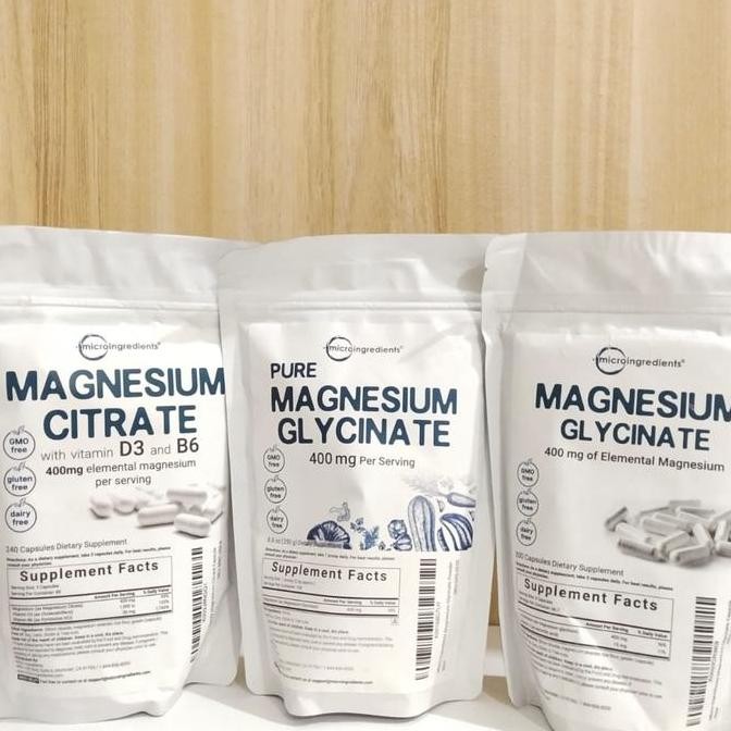 Micro Ingredients Pure Magnesium Glycinate Magnesium Citrate _Peoni