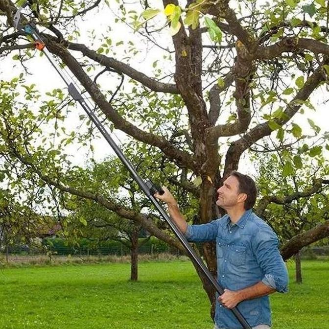 BELLYARD- 6 Meter Alat Petik Buah Tongkat Pemetik Buah Teleskopik  Tiang Teleskopic Jaring Celup Pem